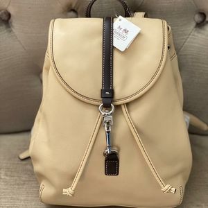 Coach Leather Backpack,  Brand New